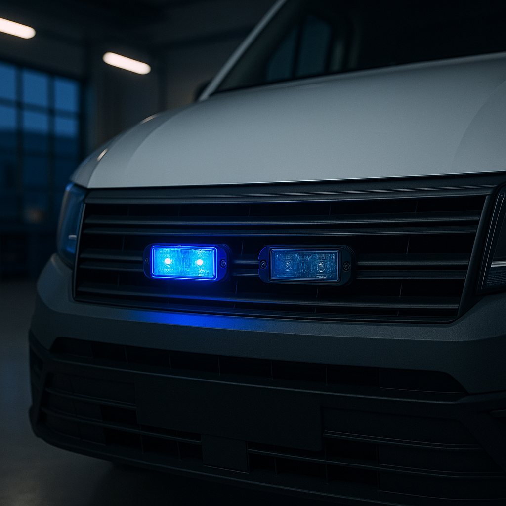 cartrend KFZ-Warnblinkleuchte mit 16 LED's orange