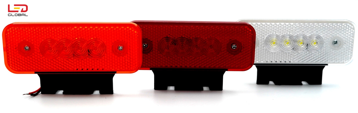 LED pravokutno pozicijsko svjetlo crveno - LG099