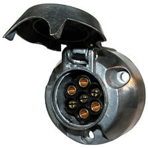 7 Pin Aluminium Socket for Vehicles - LG1355