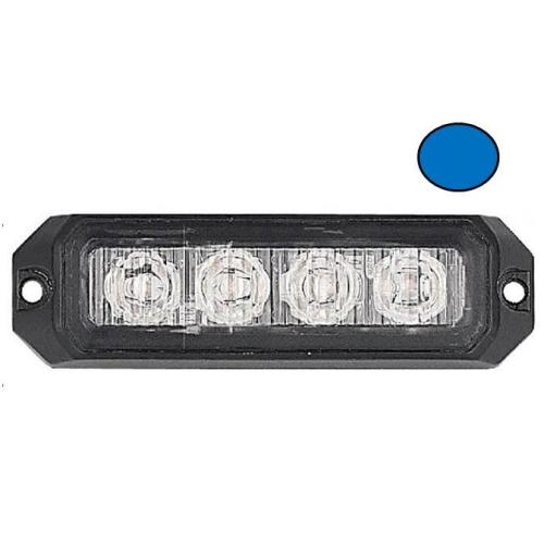 4 LED Grille Blue Warning Strobe - LG759
