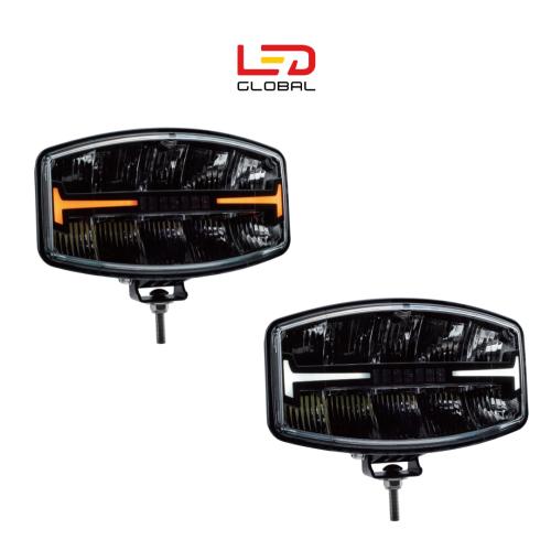 60 Watt 10" LED Driving Spot Light with 2 Colour Position Light, plus Strobe Light - LG888S