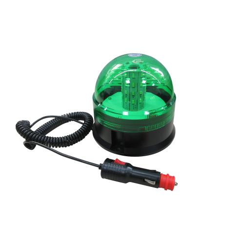 LED magnetisk monteret advarselslygte - Grøn - LG697