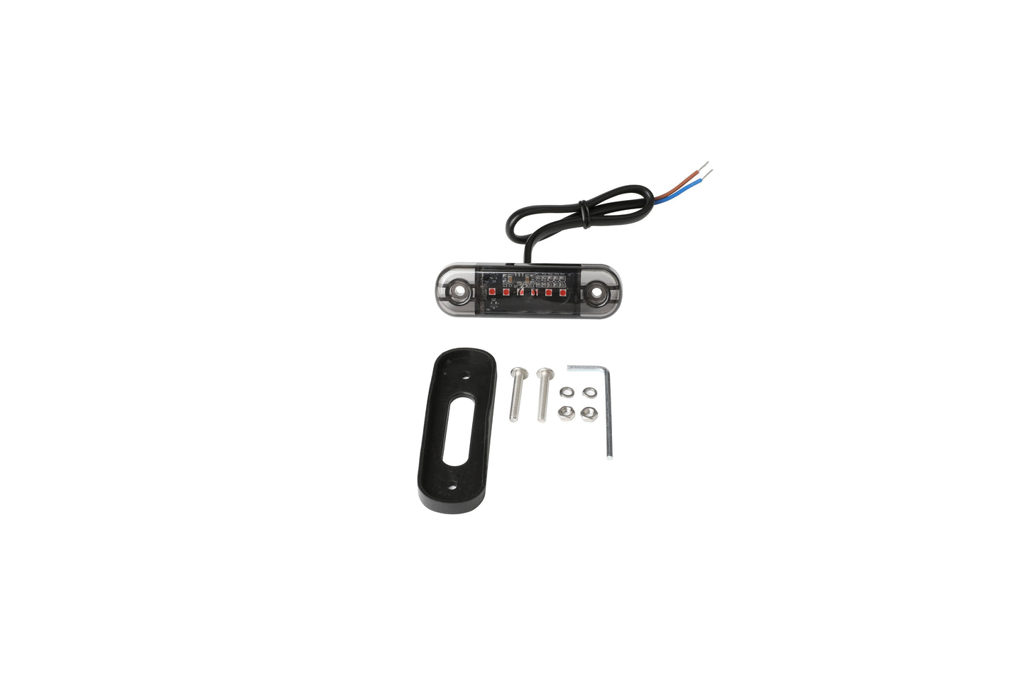 6 LED Ugradbena Oznaka Svjetlo - Crveno - LG108