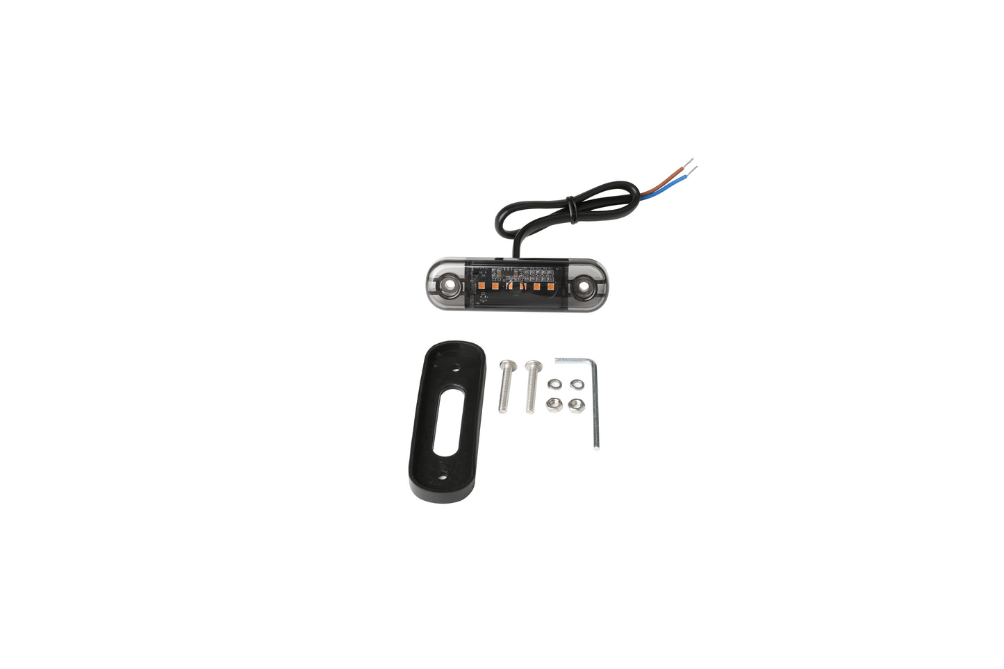 6 LED upotettava merkkivalo - keltainen - LG107