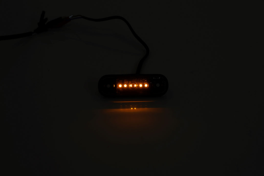 6 LED upotettava merkkivalo - keltainen - LG107