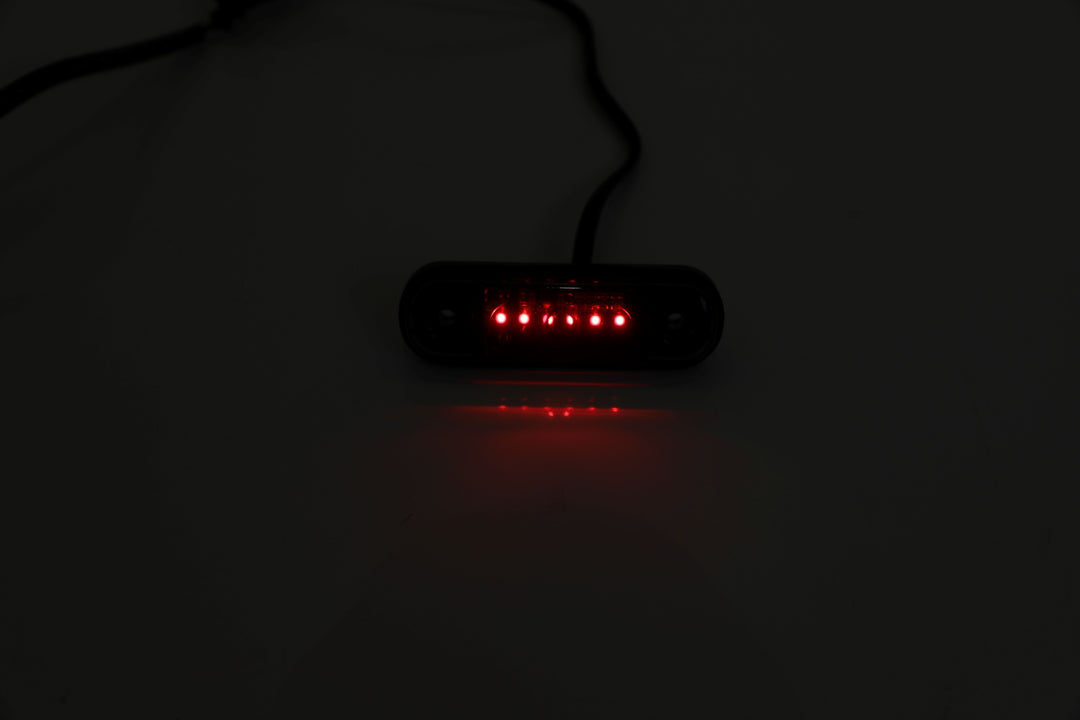 6 LED Ugradbena Oznaka Svjetlo - Crveno - LG108