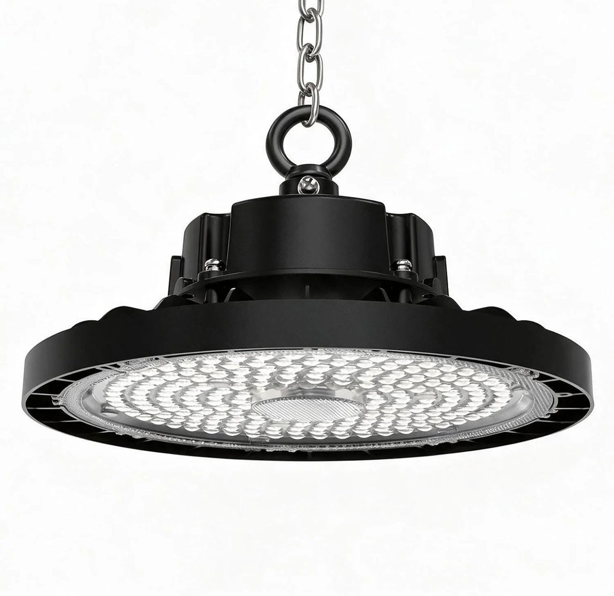 150W LED High Bay Light 22500 lm, UFO High Bay Lighting 4000K, IP65 LED Workshop Lamp & Industrial Lamp for Warehouse, Factory, Workshop and Garage