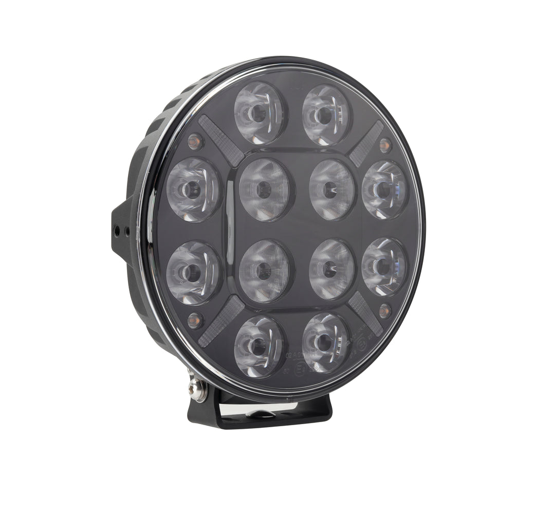 120 Watt 9 LED Driving Light with Dual Colour Position & Amber Warning Strobe - LG877
