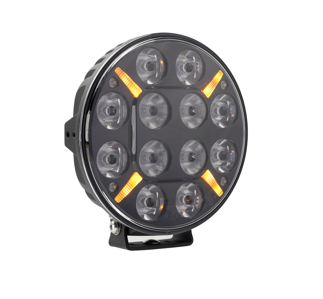 120 Watt 9 LED Driving Light with Dual Colour Position & Amber Warning Strobe - LG877
