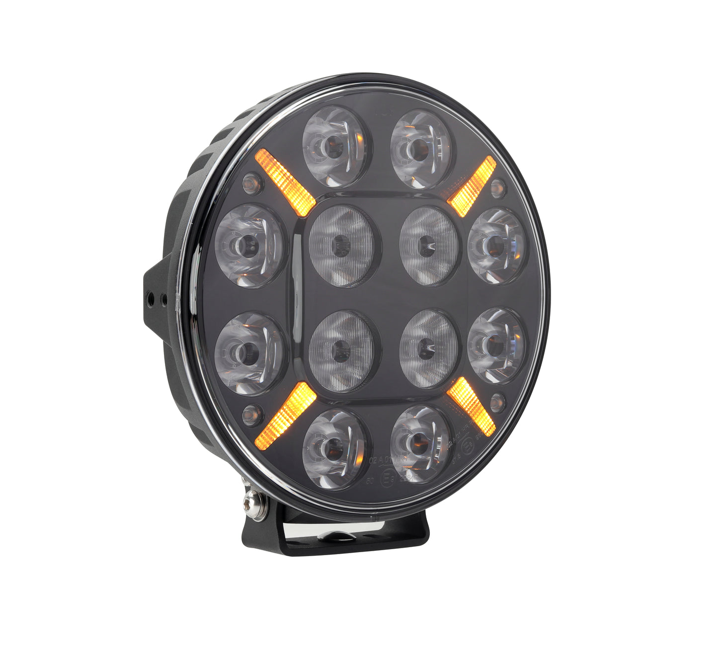 120 Watt 9 LED Driving Light with Dual Colour Position & Amber Warning Strobe - LG877