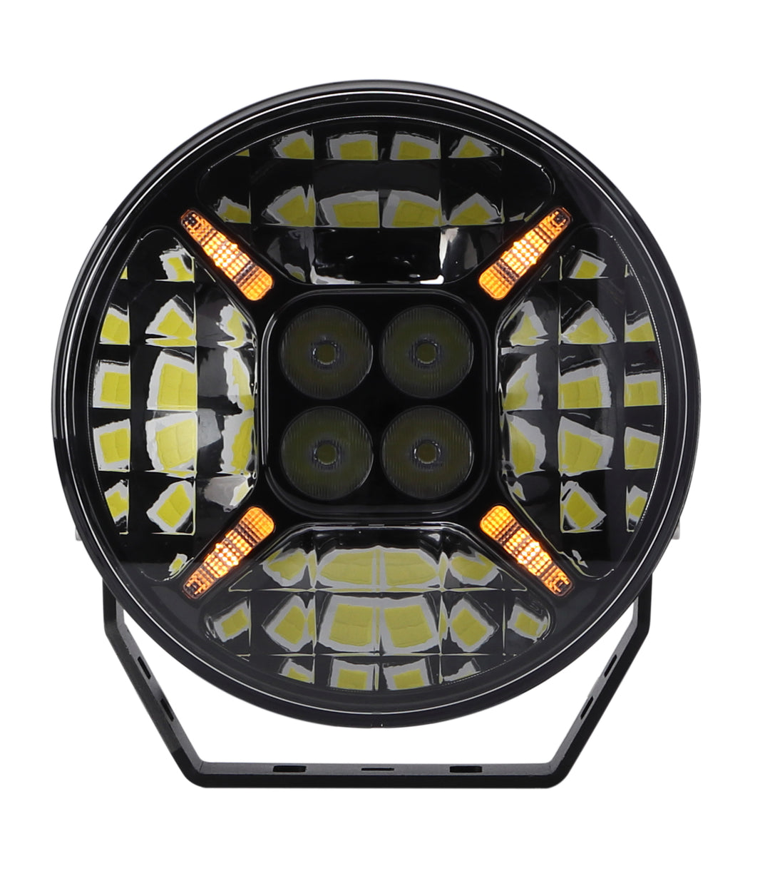 120 Watt 9 Inch Driving Light with Dual Colour Position Light- LG930