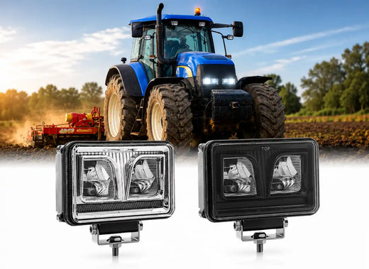 LED-Rechteck-Scheinwerfer mit Fern- und Abblendlicht - LG8740EU
