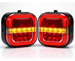Wireless Rechargeable LED Magnetic Trailer Tail Light Kit - LG505