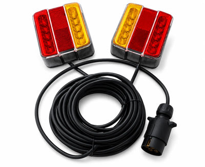 LED-Magnet-Anhänger-Rücklicht-Set (7,5 Meter Kabel) - LG556