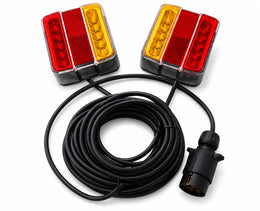 LED Magnetic Trailer Tail Light Set (12 Metre Cable) - LG557