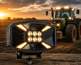 140W 10" X Fahrlicht mit Doppel-Positionslicht und Warnlicht - LG932