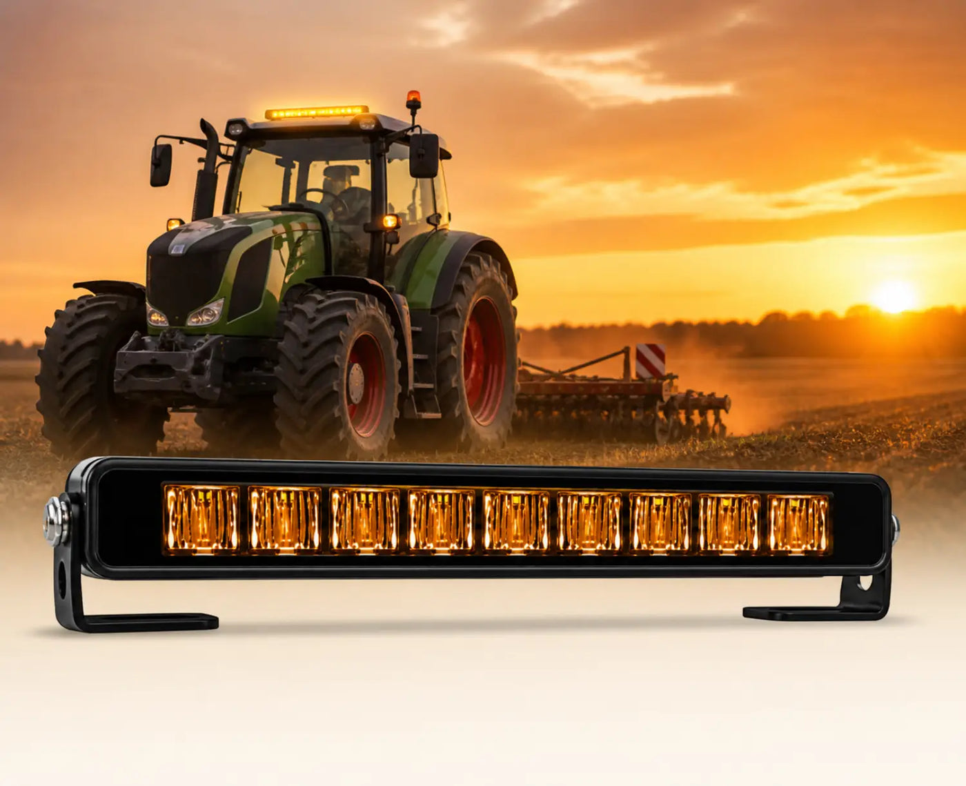 30 cm (300 mm) Superflache LED-Fahrleiste mit zweifarbiger Standlichtfunktion - LG950