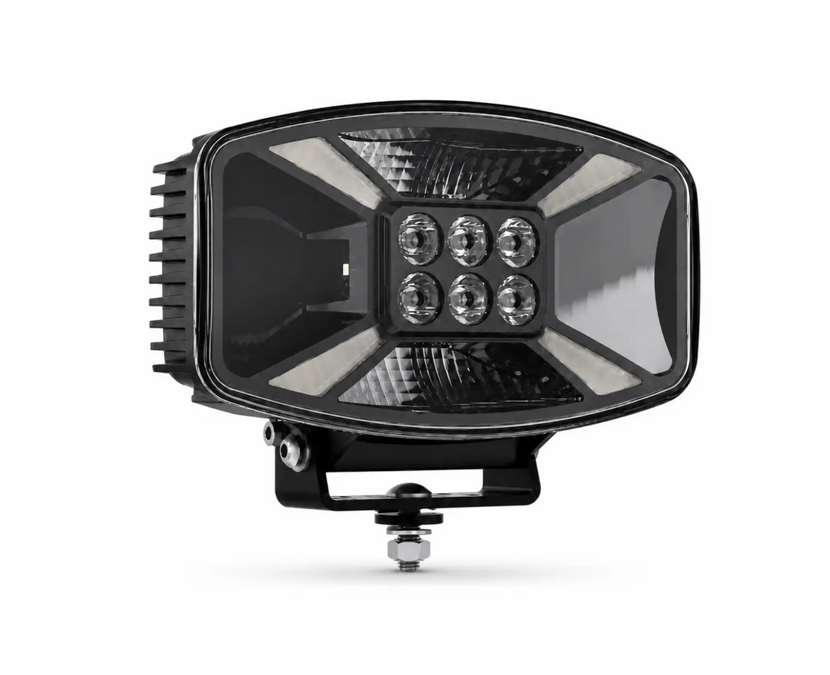 140W 10" X Driving Light w/ Dual Position Light & Warning Light - LG932