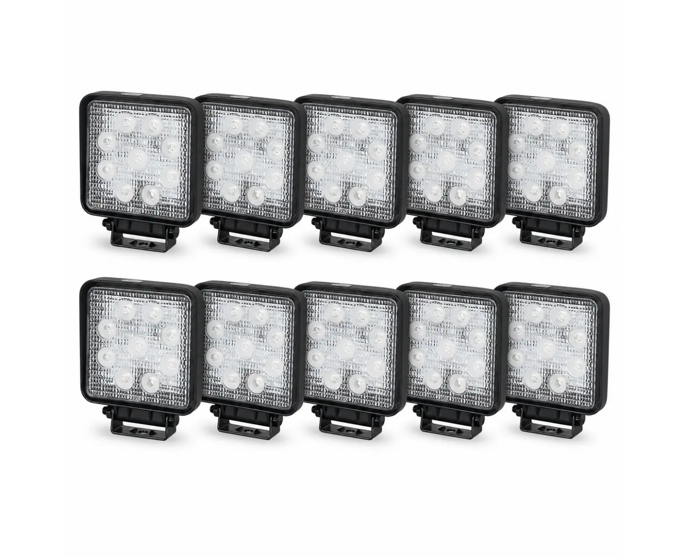 27 Watt Square Work Light x 10 Bundle - LG859B