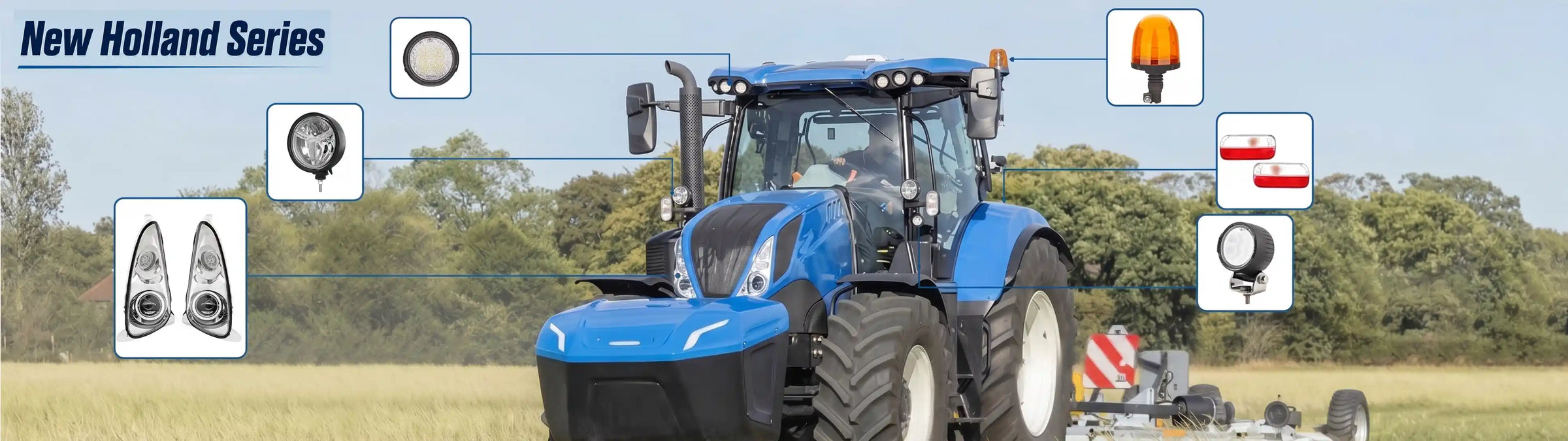 New Holland LED-Traktorleuchten