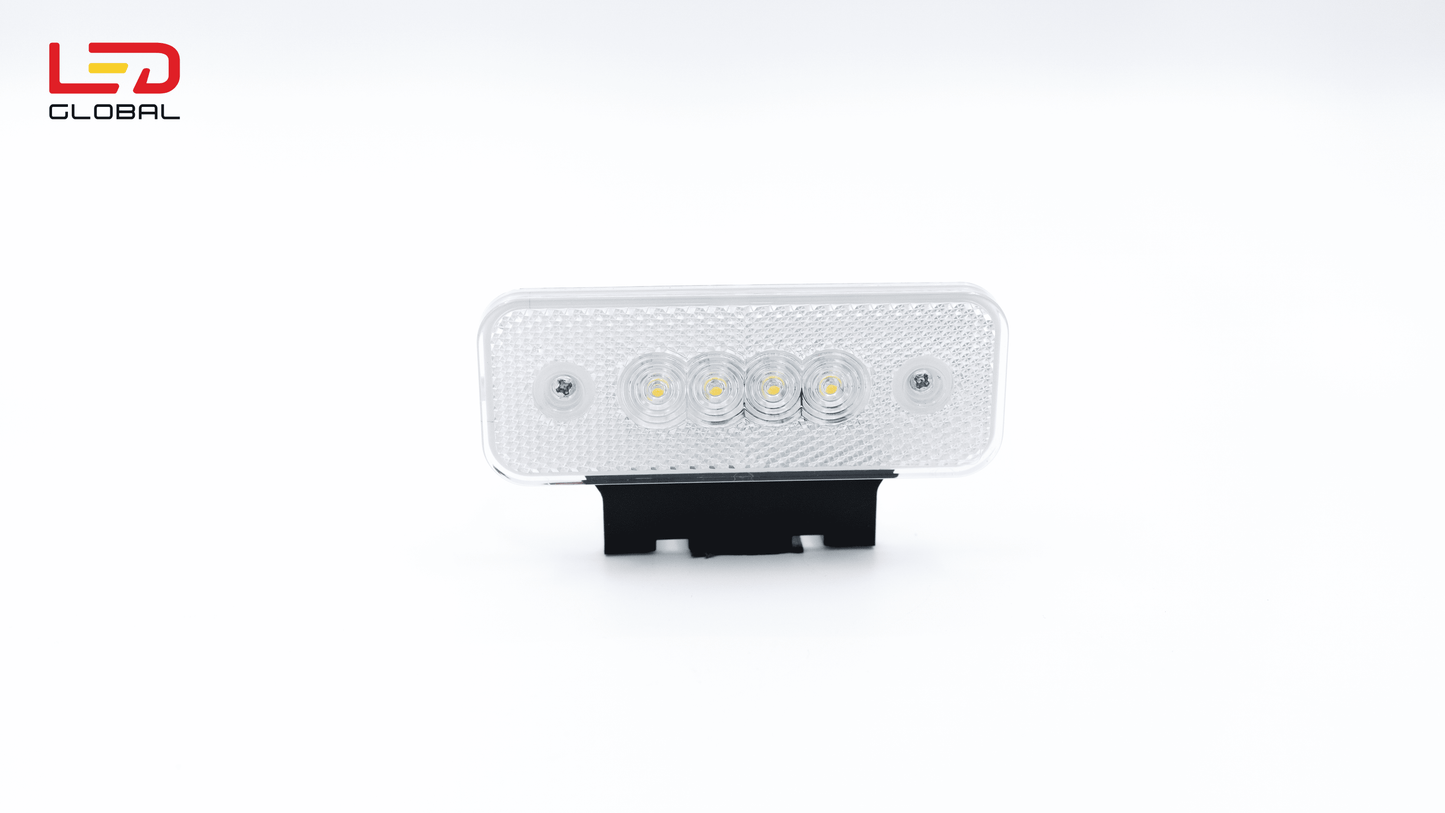 LED pravokutno pozicijsko svjetlo bijelo - LG097