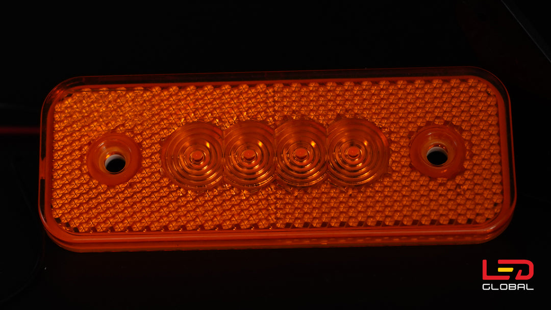 LED pravokutno pozicijsko svjetlo jantarno - LG098