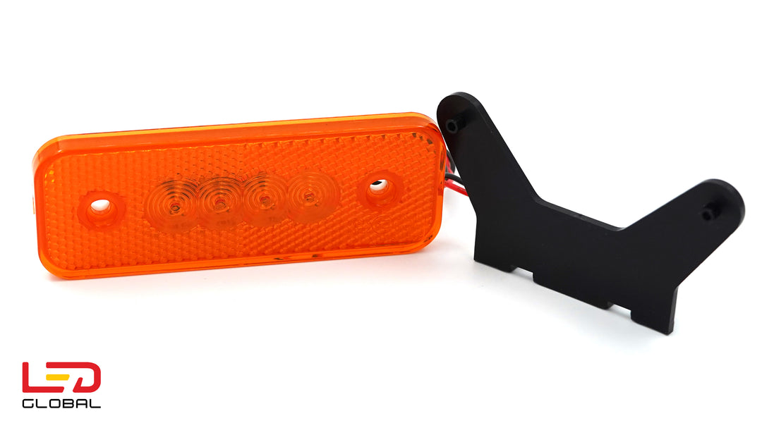 LED pravokutno pozicijsko svjetlo jantarno - LG098