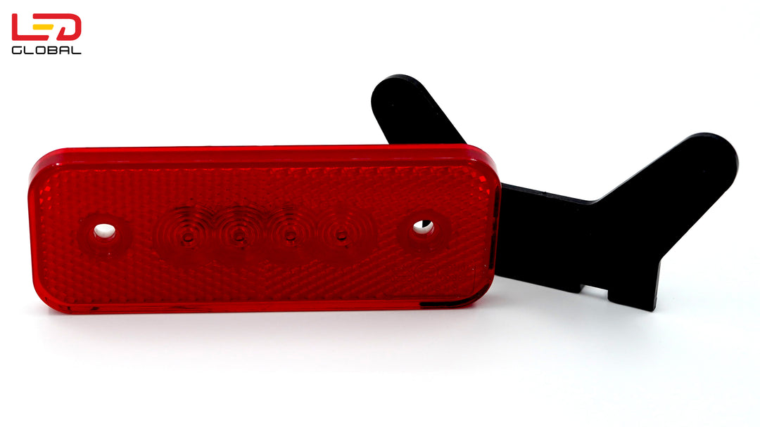 LED Rectangular Marker Light Red - LG099