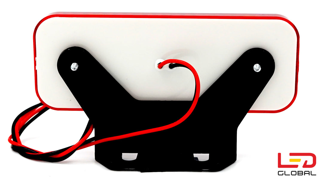 LED Rectangular Marker Light Red - LG099