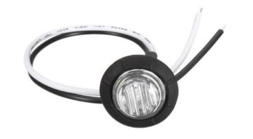 LED Button Marker Light (Pair) - WHITE - LG122