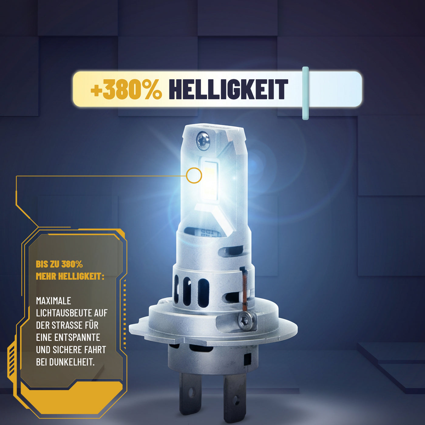 H7 LED-lampa 12V (Par) – Tysk Teknologi - LG5021