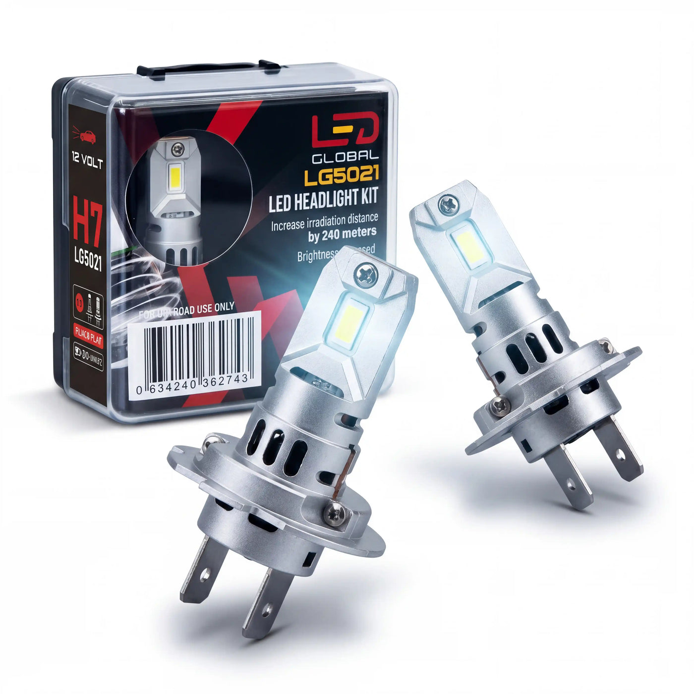 H7 LED-lampa 12V (Par) – Tysk Teknologi - LG5021