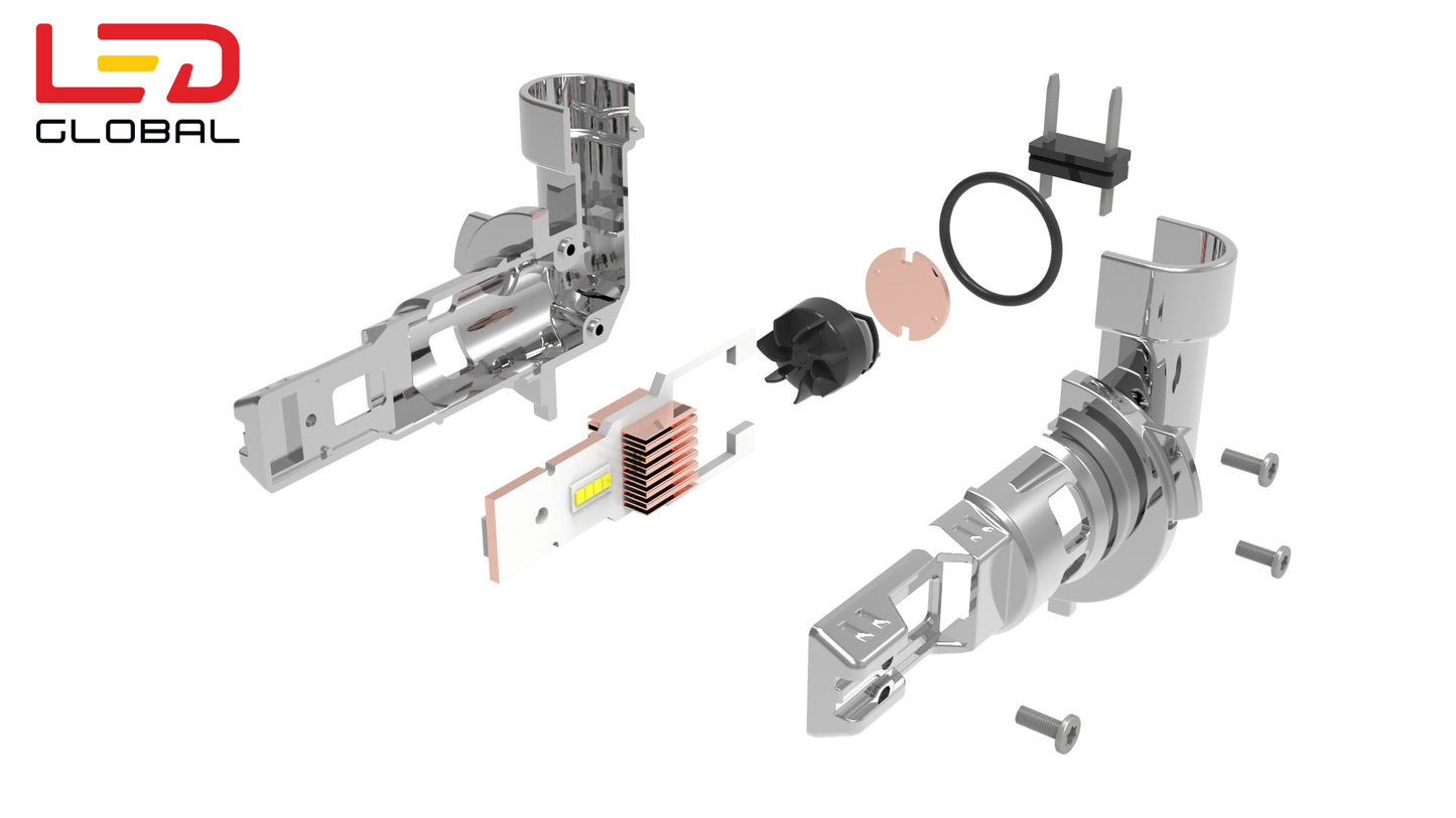 LED Bulb Type 9006 HB4 (Pair) - LG5026