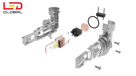 LED Bulb Type 9006 HB4 (Pair) - LG5026