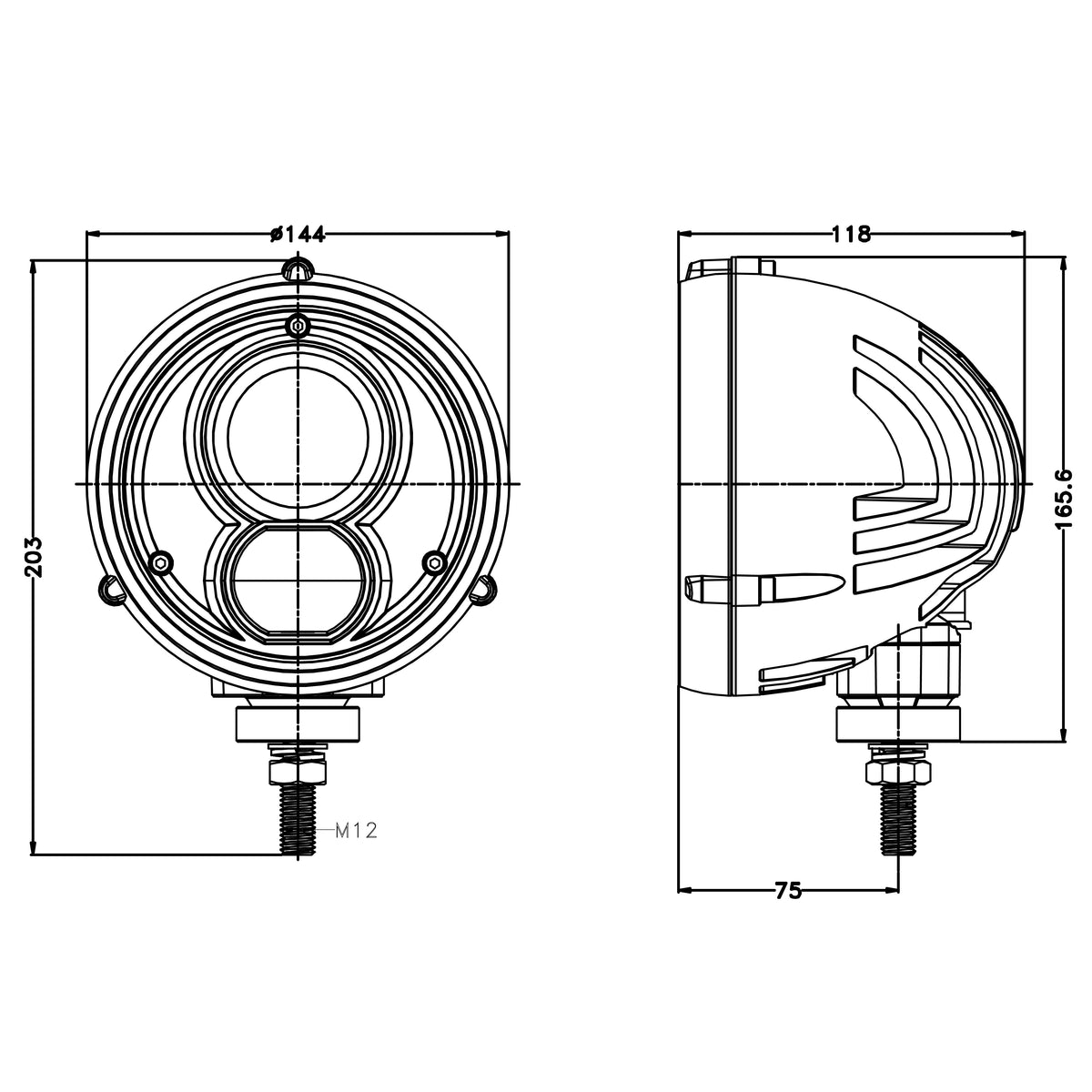LG819 dimension drawing
