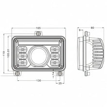 102 Watt LED High & Low Beam Headlight with DRL - LG837EU