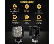 36 Watt LED arbejdslys med flomlys - LG879