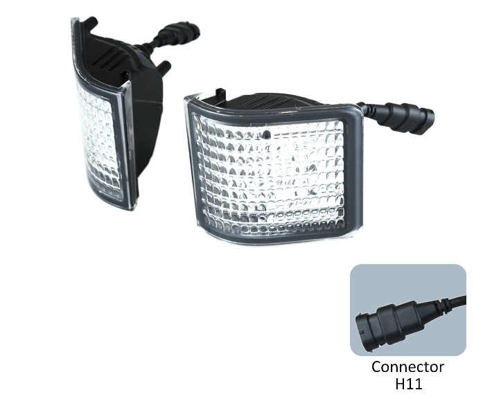 40W LED rohové světlo - přední pravé (*vhodné pro John Deere) - LG916R