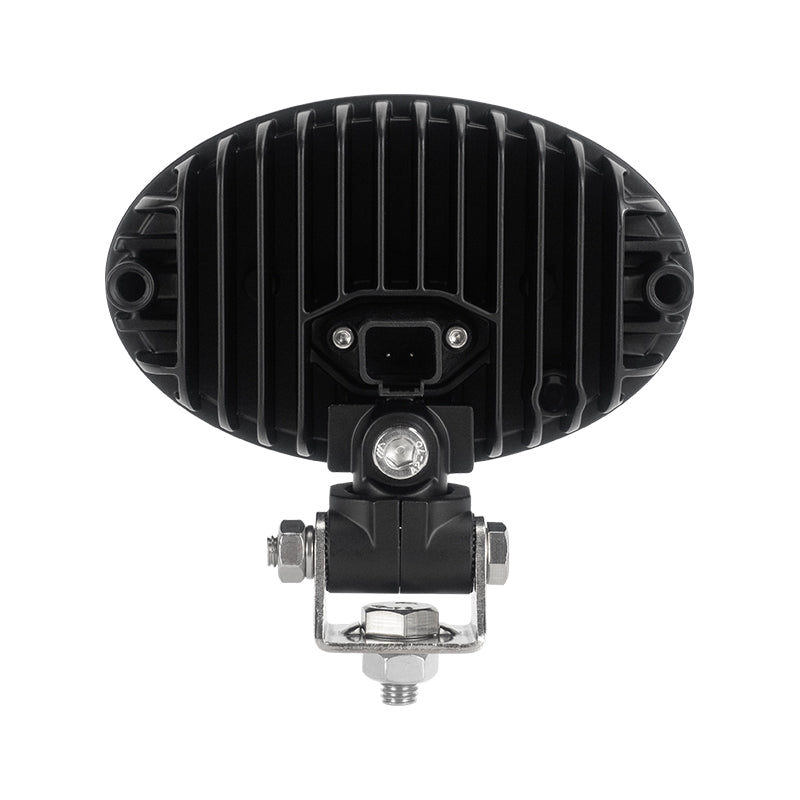 40 Watt LED Oval Flood Beam Work Light - Dual Mount, Swivel - LG974