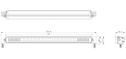 LG994 dimension drawing in millimetres