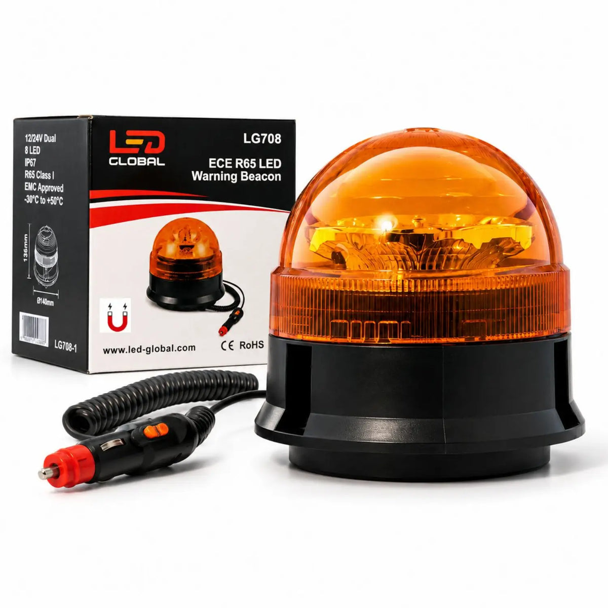 Sinalizador de Aviso Magnético LED - LG708