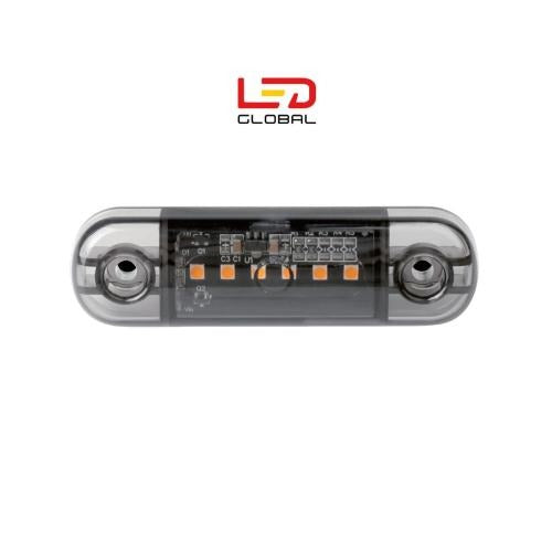 6 LED Ugradbena Oznaka Svjetlo - Jantarna - LG107