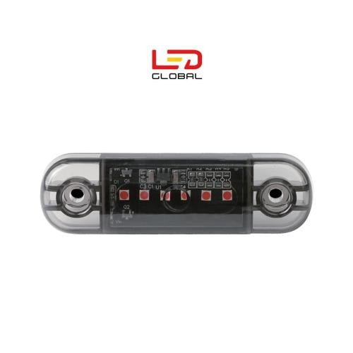 6 LED Ugradbena Oznaka Svjetlo - Crveno - LG108