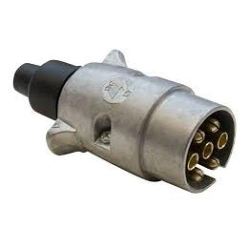 7 Pin Aluminium Trailer Plug - LG1352