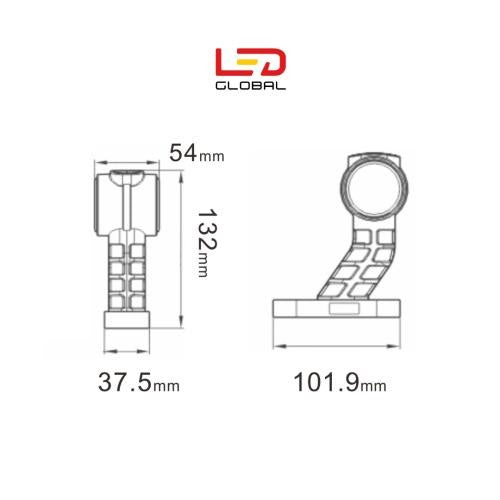 LED světlo na označení stonku - levé - LG164L