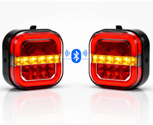 Oplaadbare LED Magnetische Achterlichtset voor Aanhanger - LG505