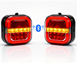 Wireless Rechargeable LED Magnetic Trailer Tail Light Kit - LG505