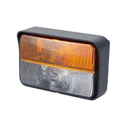 24 Watt LED Front Position Light with Indicator (White & Amber) - LG925