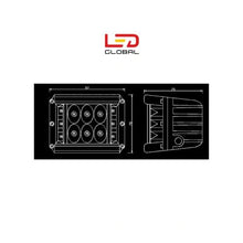 18W Side Shooter Work LED Light - LG861