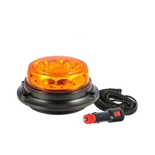 LED Rundumleuchte Magnet Flach 12V 24V Orange - LG674